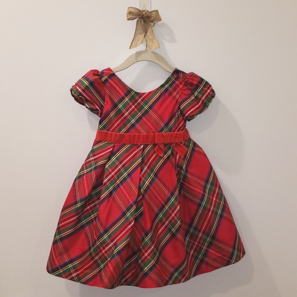 Janie and Jack red bradbury plaid dress